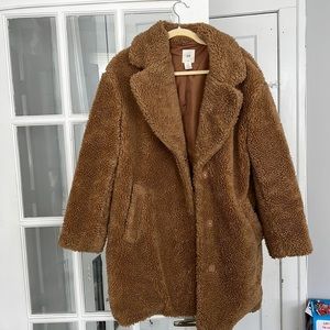H&M Teddy bear coat